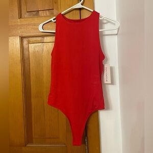 Red Tanktop Bodysuit